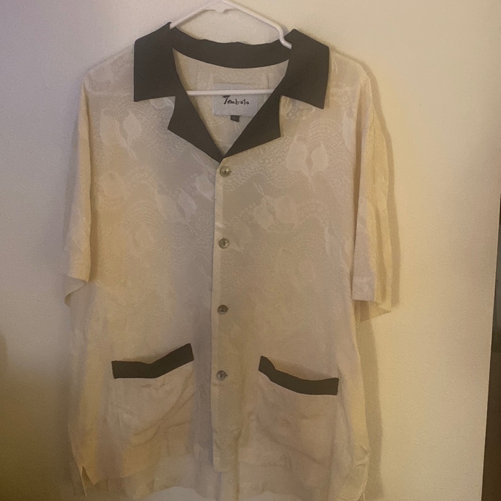 Black Tie Optional cabana button up from Tombolo.